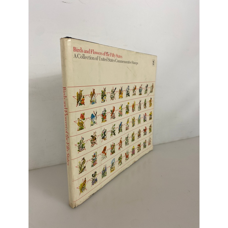 Birds & Flowers of the Fifty States 1982 HC DJ with Stamps Set