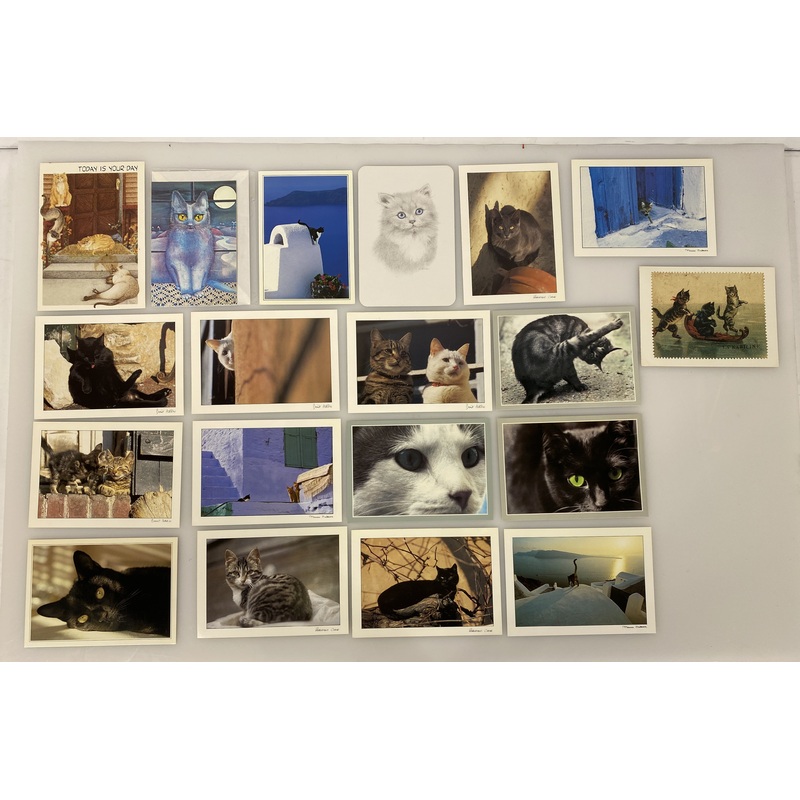 Cat Themed Postcards by Blue Mountain Printmakers