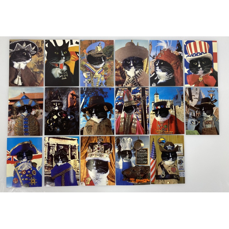Cat Themed Postcards by Michael Weigall