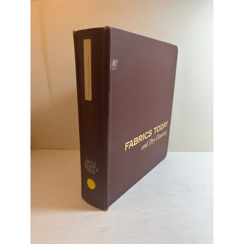 Fabrics Today & Dry Cleaning Antique Sample Book