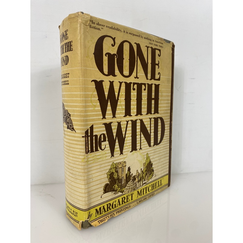 Gone With the Wind by Margaret Mitchell (March 1937) Vintage HC DJ