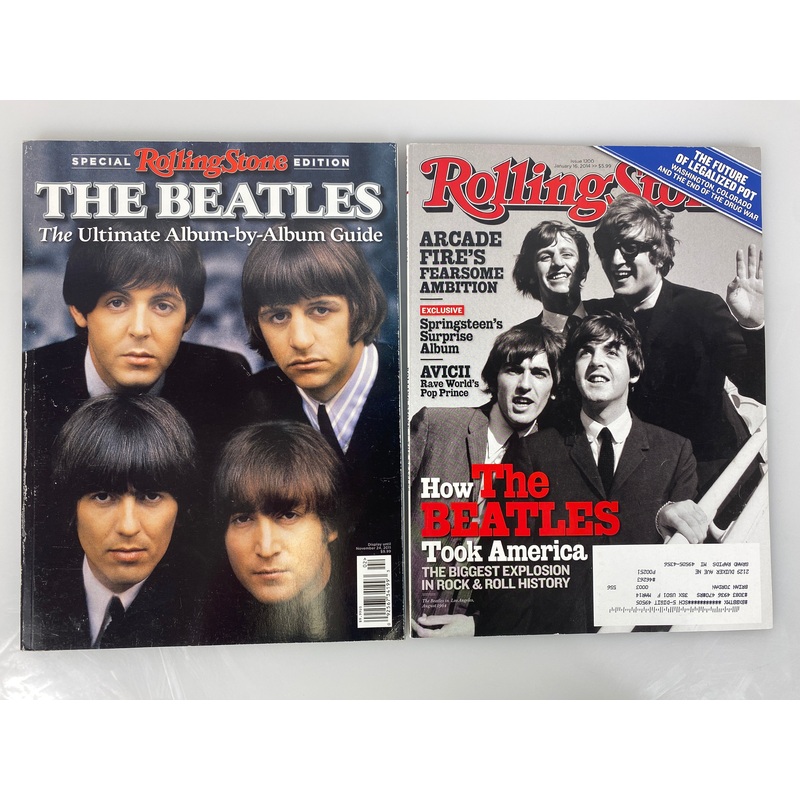 Lot of 2 Beatles Rolling Stone Issues 2014, 2011 Album Guide