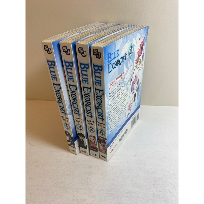 Lot of 4 Blue Exorcist Manga 1-4 SC 2021