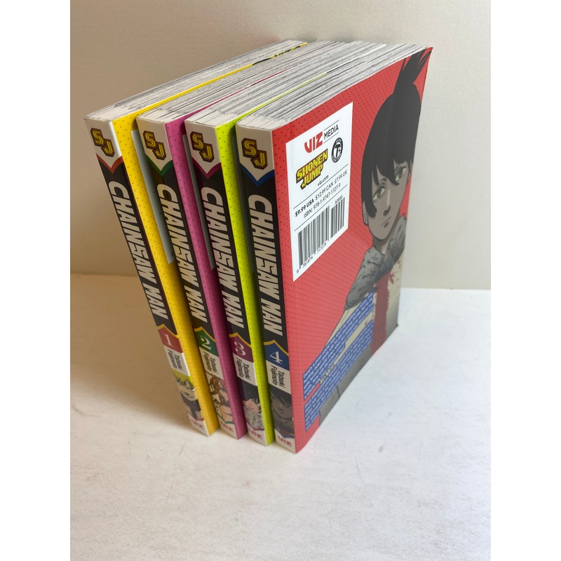 Lot of 4 Chainsaw Man Manga SC 2021