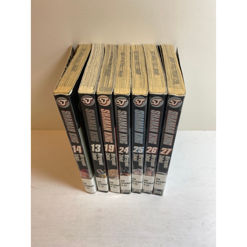 Lot of 7 Shaman King Manga 13-27 2009-2013