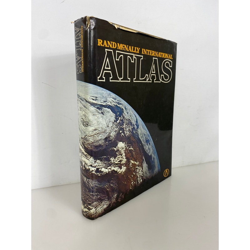 Rand McNally The New International Atlas (1981) Vintage HC DJ
