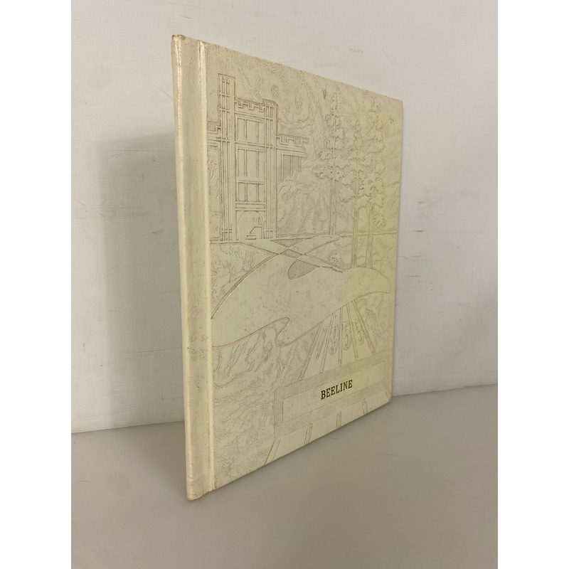 1955 North Huron High School Yearbook Beeline Kinde Michigan HC