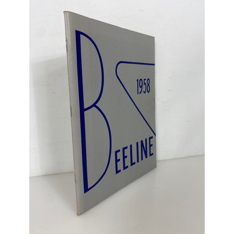 1958 North Huron High School Yearbook Beeline Kinde Michigan SC