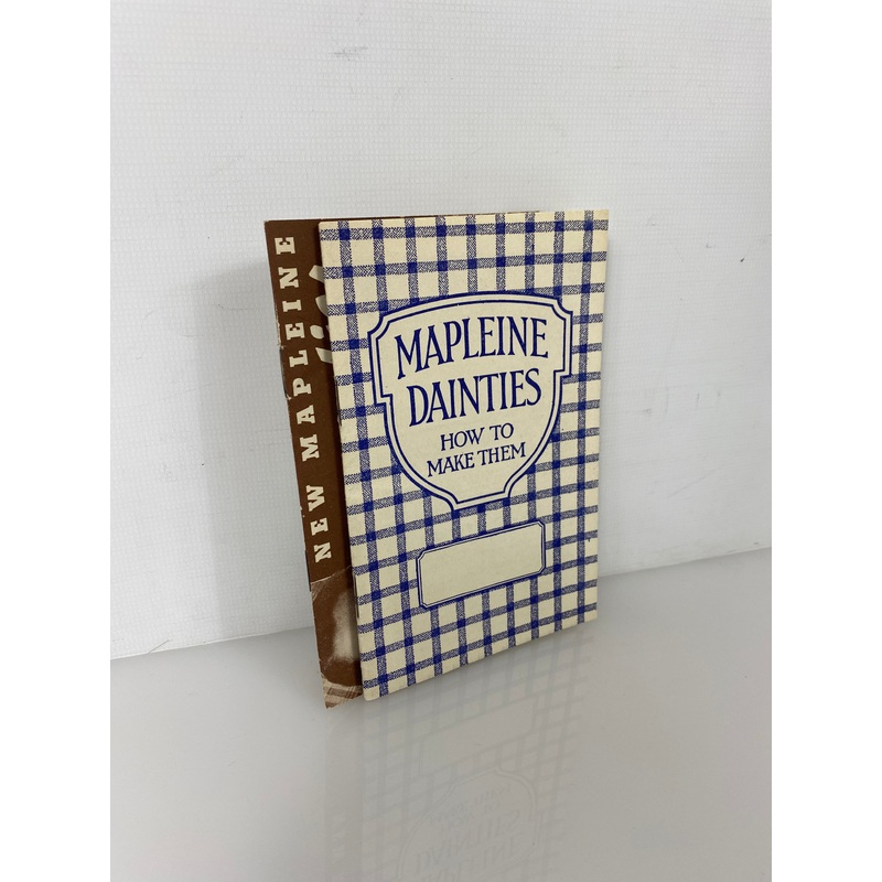 2 Vtg Crescent Mapleine Recipe Booklets- Mapleine Dainties & How to Make Them