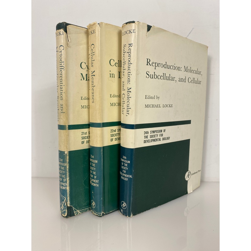 3 Vols: Symposium of the Society for Study of Development & Growth 1963-65 HCDJ
