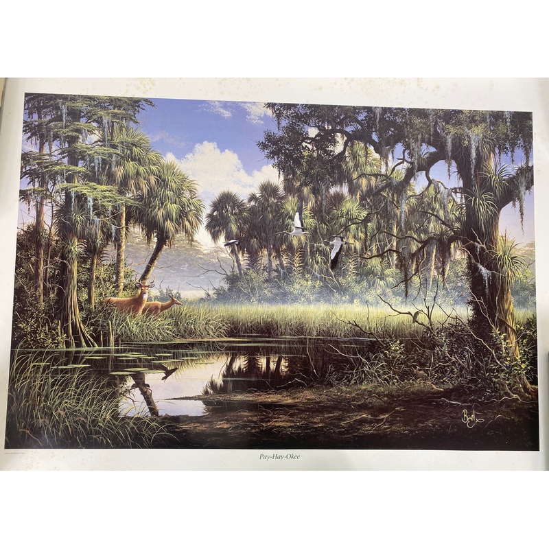 Ben W. Essenburg print Pay-Hay-Okee Grassy Waters limited