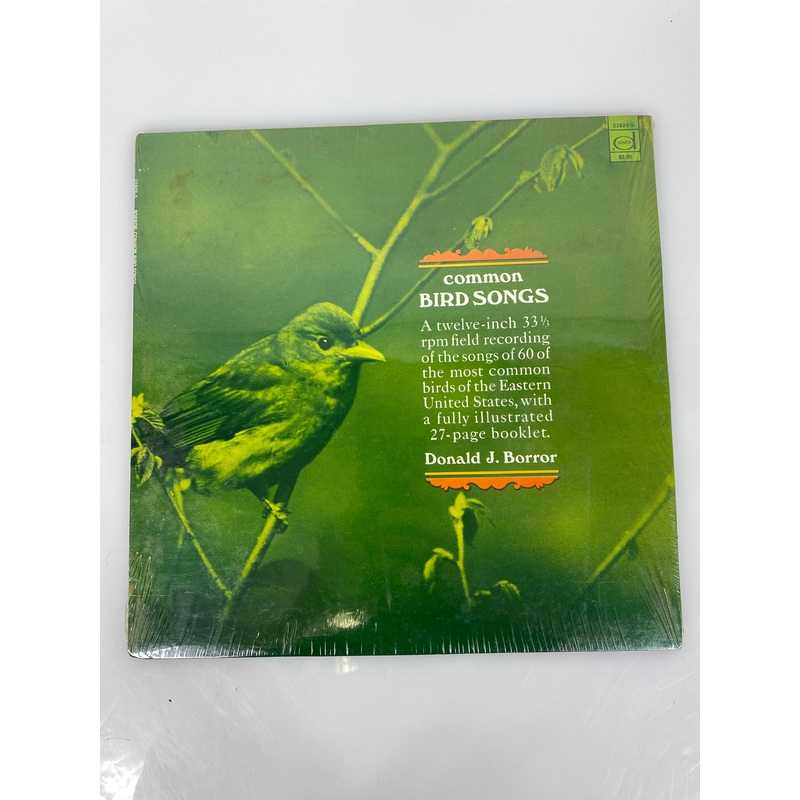 Common Bird Songs Donald J Borrow vinyl record 1967 Sealed