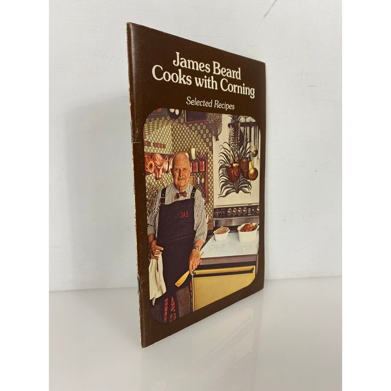 James Beard Cooks With Corning 1973 Vintage SC Booklet