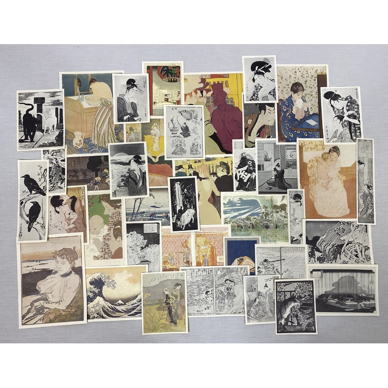Japanese Woodcuts and French Painting Prints