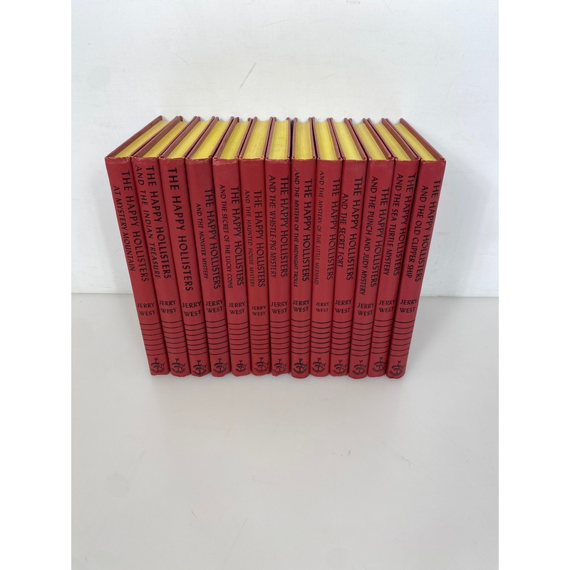 Lot of 13 Vintage Happy Hollisters Mystery Books 1953-1969 HC