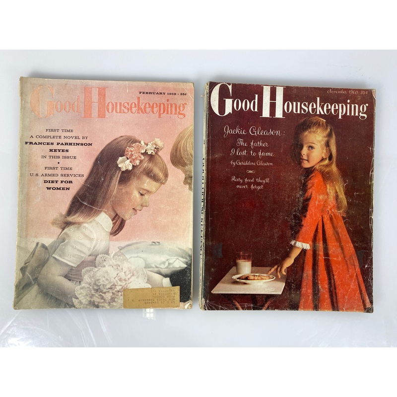 Lot of 2 vintage Good Housekeeping Magazines 1959-1960