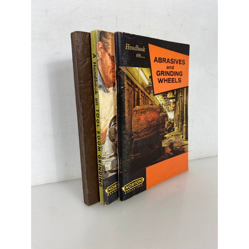 Lot of 3 Vintage Norton Abrasives Handbooks 1938-1961 SC
