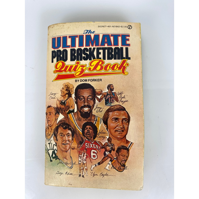 Ultimate Pro Basketball Quiz Book Dom Forker 1982