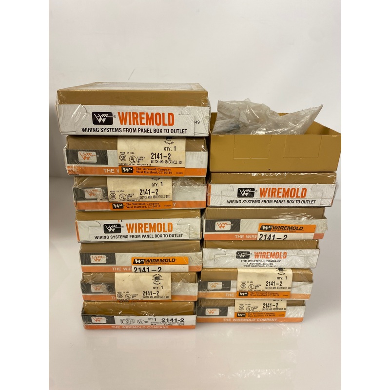 Wiremold Switch and Receptacle Box V2141.2 Pack of 13