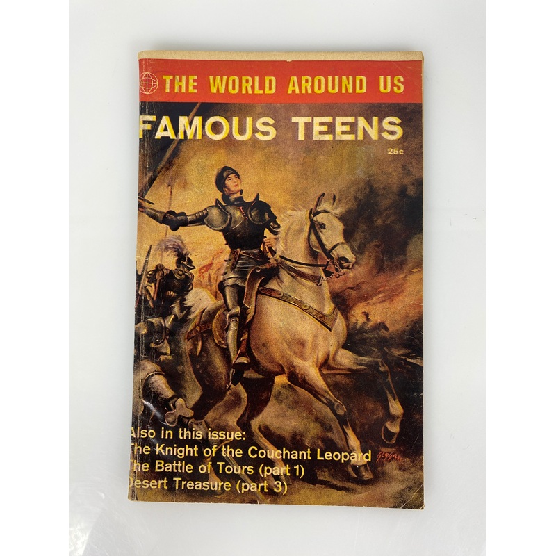 World Around Us: Famous Teens Number 33 1961 Classics Illustrated