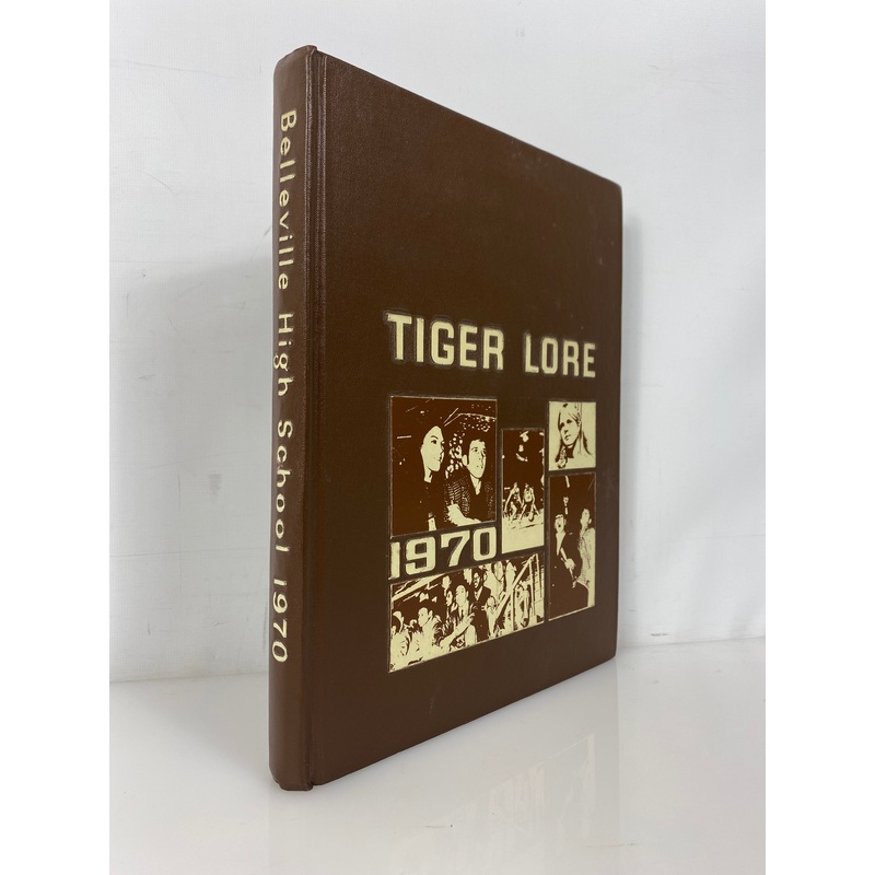 1970 Belleville High School Yearbook Belleville Michigan HC