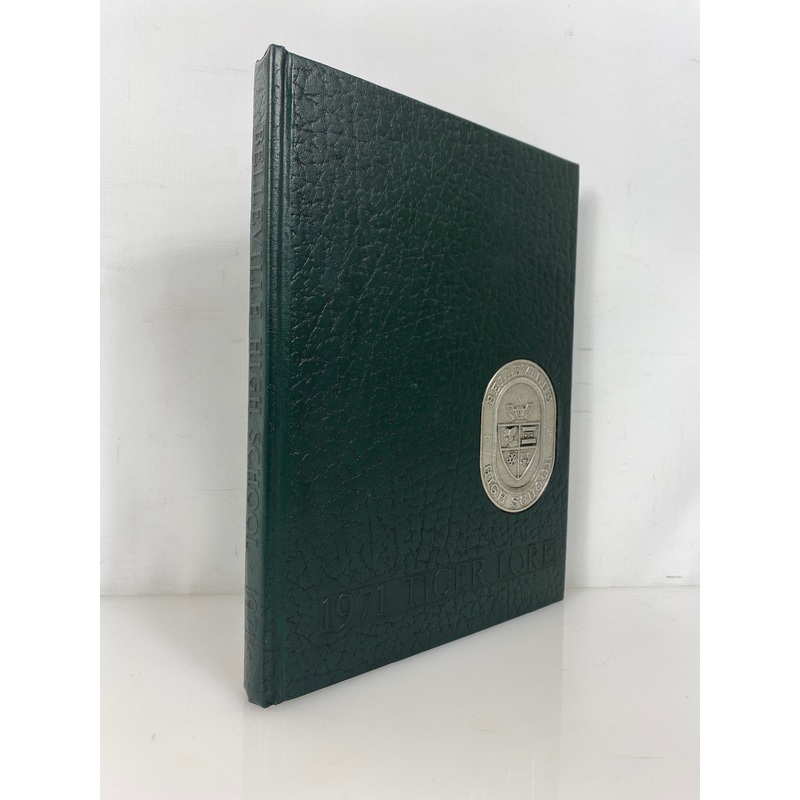 1971 Belleville High School Yearbook Belleville Michigan HC