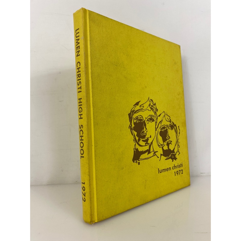 1972 Lumen Christi High School Yearbook Jackson Michigan HC
