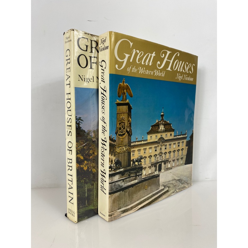 2 Nigel Nicolson: Great Houses of Britain/the Western World 1968 HC DJ