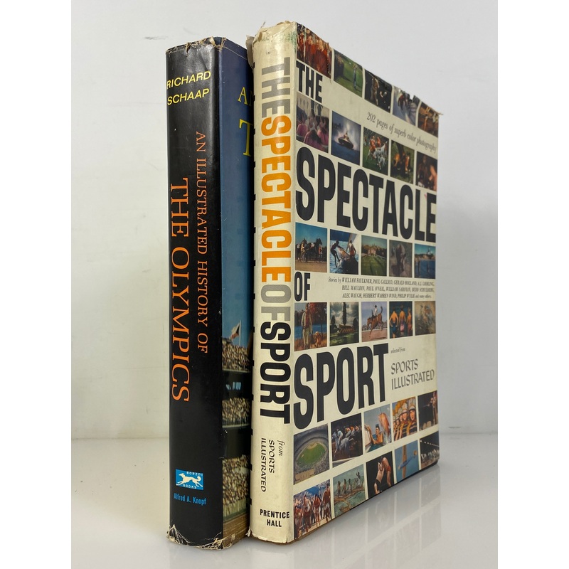 2 Vols: Illustrated History of the Olympics/The Spectacle of Sport 1957-63 HCDJ