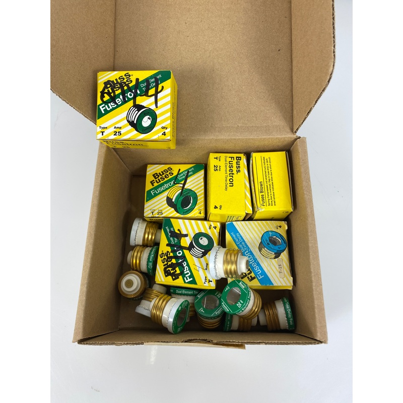 Buss Fuses Edison Base Type Fusetron Count 33