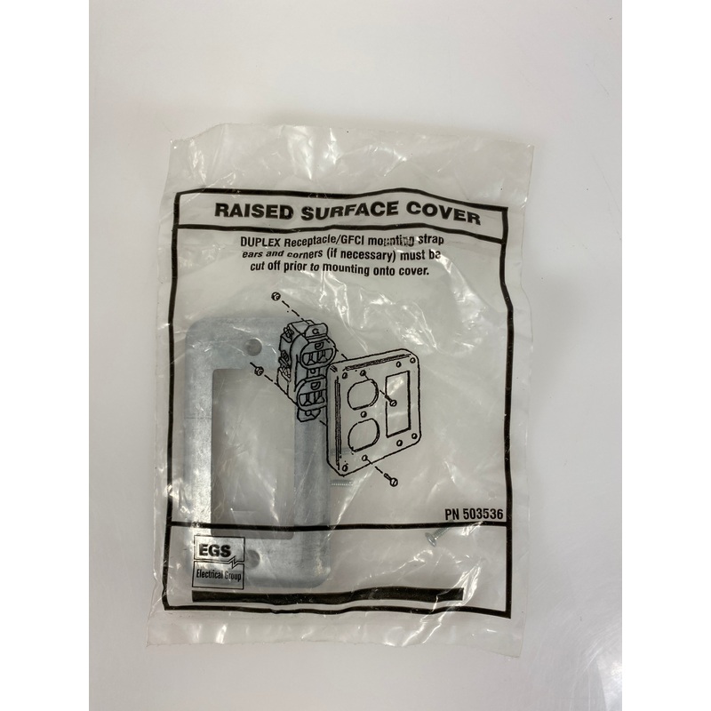 EGS Handy Box Raised Surface Outlet Cover for GFCI 180G