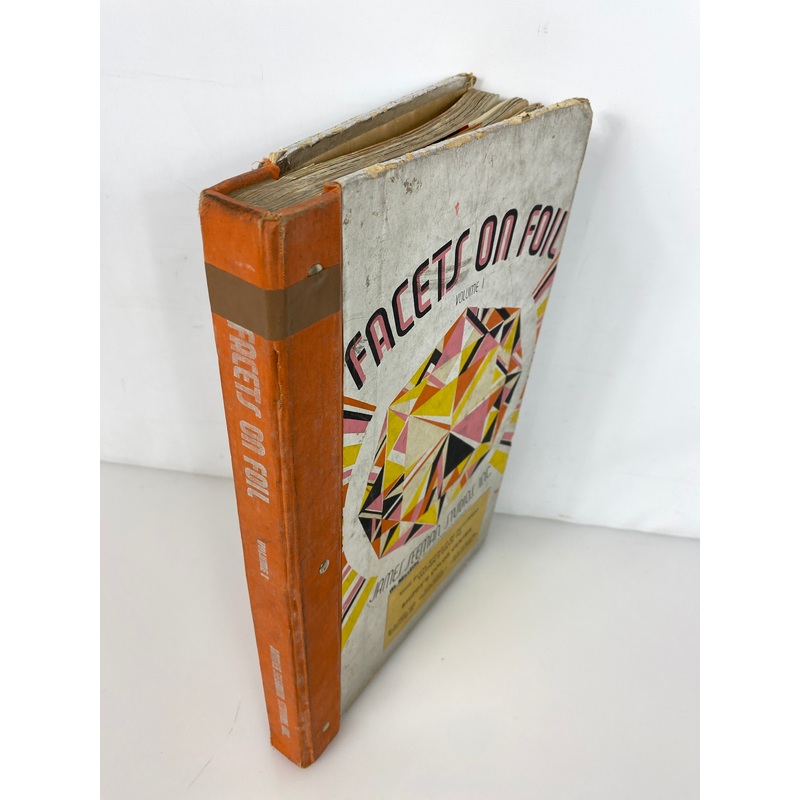 Facets on Foil Vol 1 James Seeman Studios vintage sample book 1974