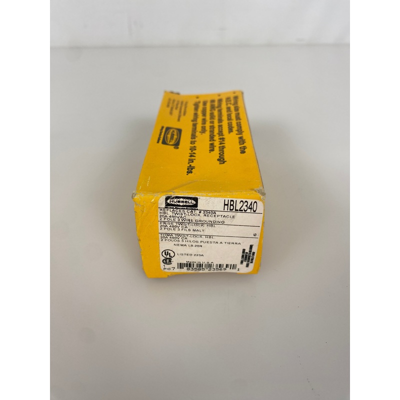 Hubbell HBL2340 Twist Lock Receptacle