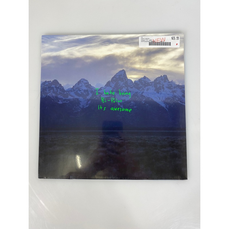 Kanye (Ye) West I Hate Being Bi-Polar it’s awesome Record sealed and new 2018