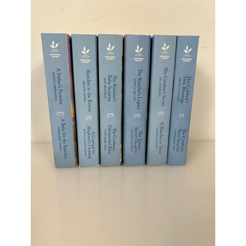 Lot 6 Harlequin Love Inspired Western Collection Romance PB Books 2-in-1