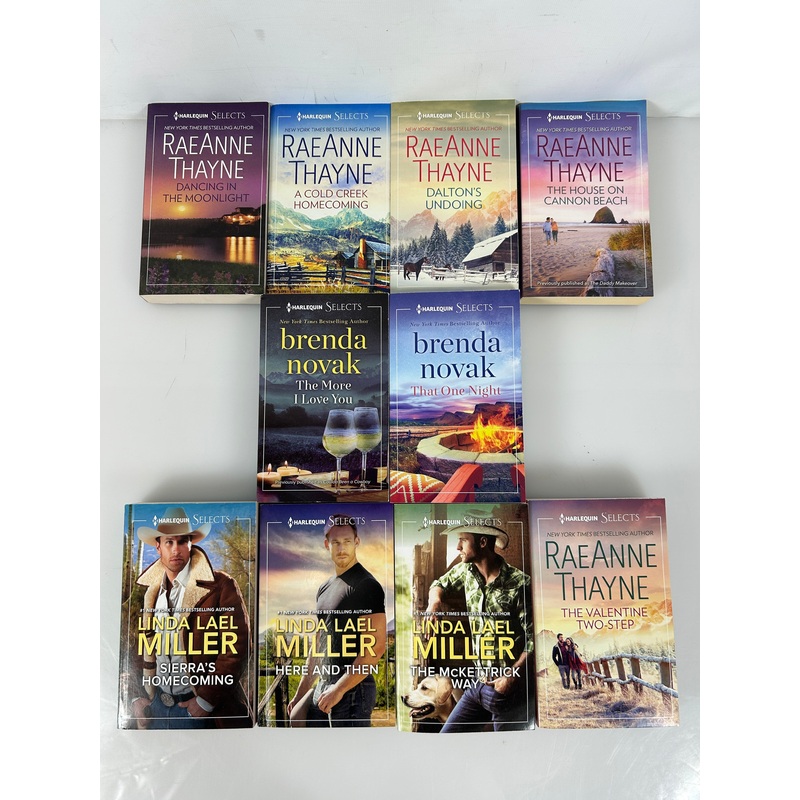 Lot of 10 Harlequin Selects RaeAnne Thayne, Linda Lael Miller & Brenda Novak SC