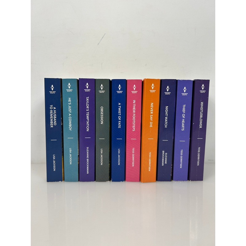 Lot of 10 Harlequin Selects Tess Gerritsen, Suzanne Brockmann, & Lisa Jackson SC