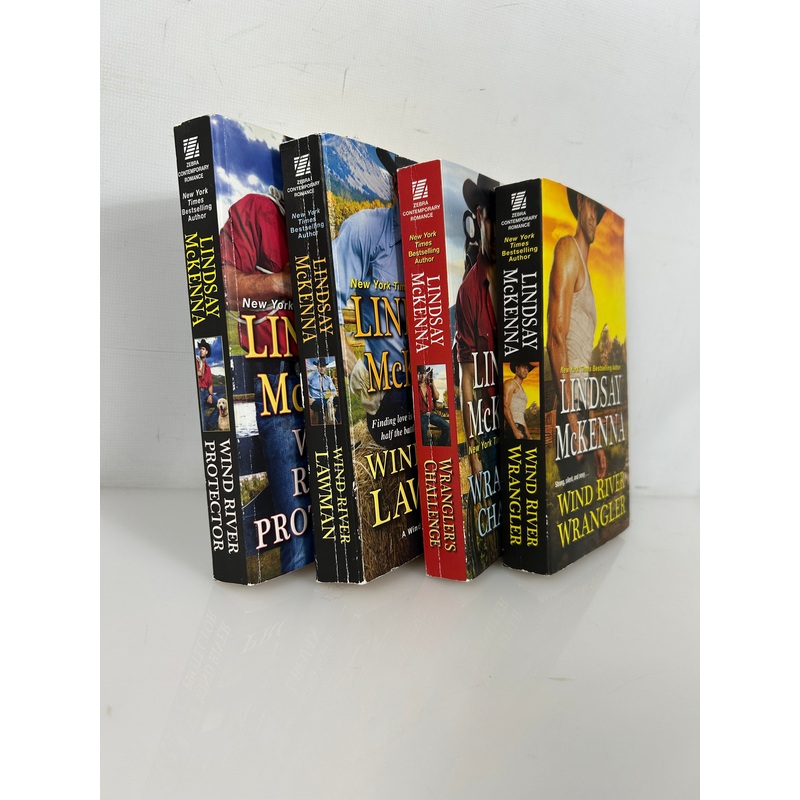 Lot of 4 books  in the Wind River Valley Series by Lindsay McKenna SC