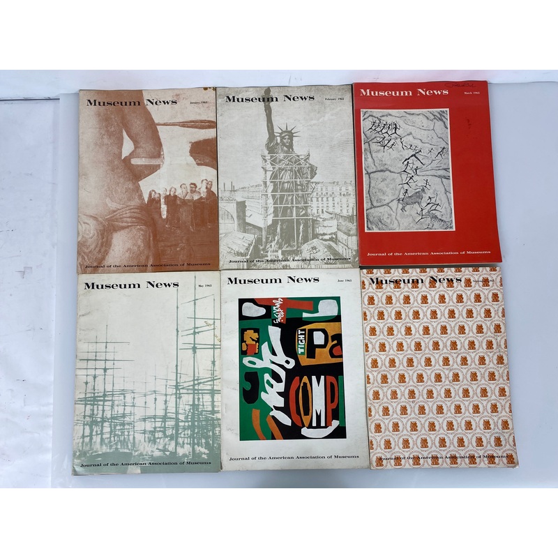 Lot of 9 Museum News Journal / Vintage Magazine 1965