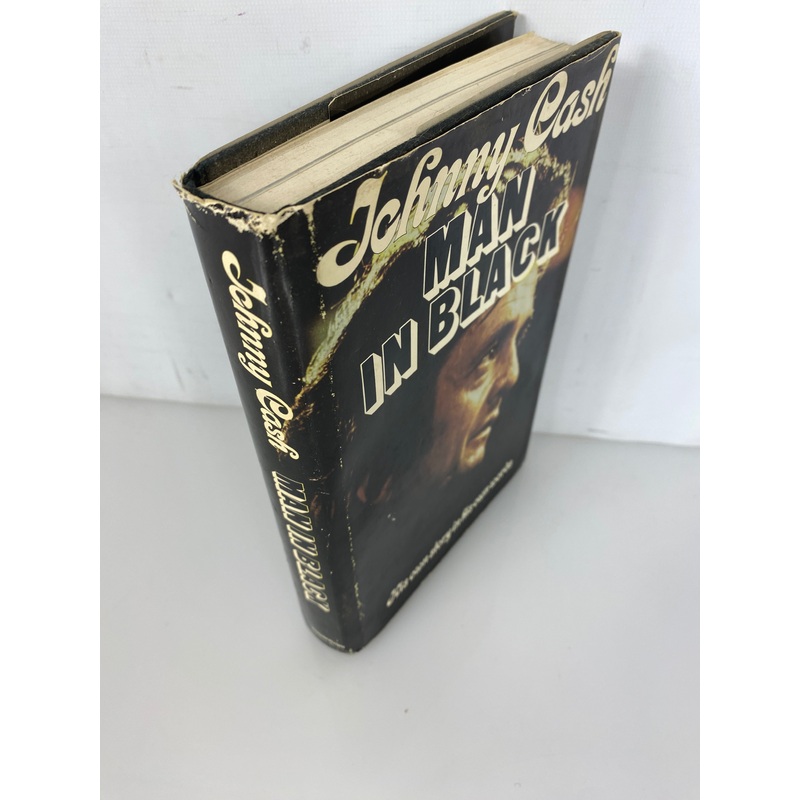 Man in Black: His Own Story in His Own Words Johnny Cash HC 1975