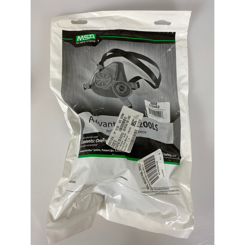 MSA Advantage 200 Half Face Respirator Size Large Pack of 3