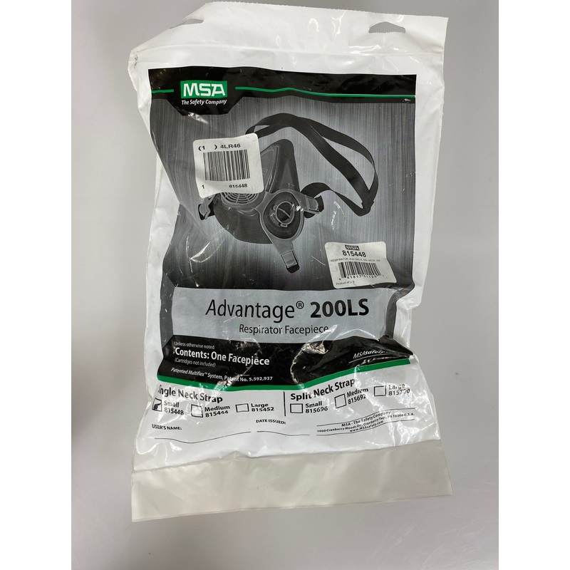 MSA Advantage 200 Half Face Respirator Size Small Pack of 2