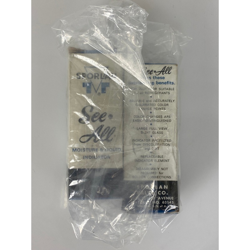 Sporlan See All Indicator Moisture and Liquid D 5/8M x 5/8F SAE