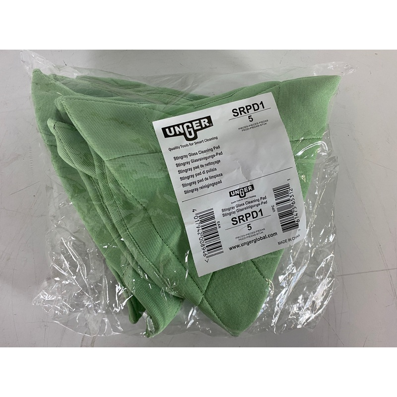 Uniger Green SRPD1 Stingray Glass Cleaning Pad Pack of 5