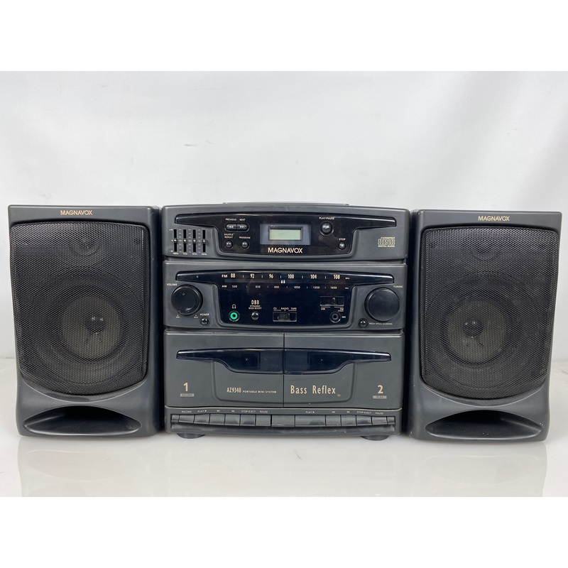 Vintage Magnavox AZ9340 Boombox Cassette Player