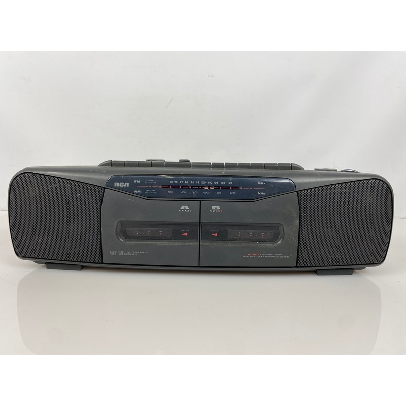 Vintage RCA RP-7768A AM/FM Stereo Radio Dual Cassette Boom Box