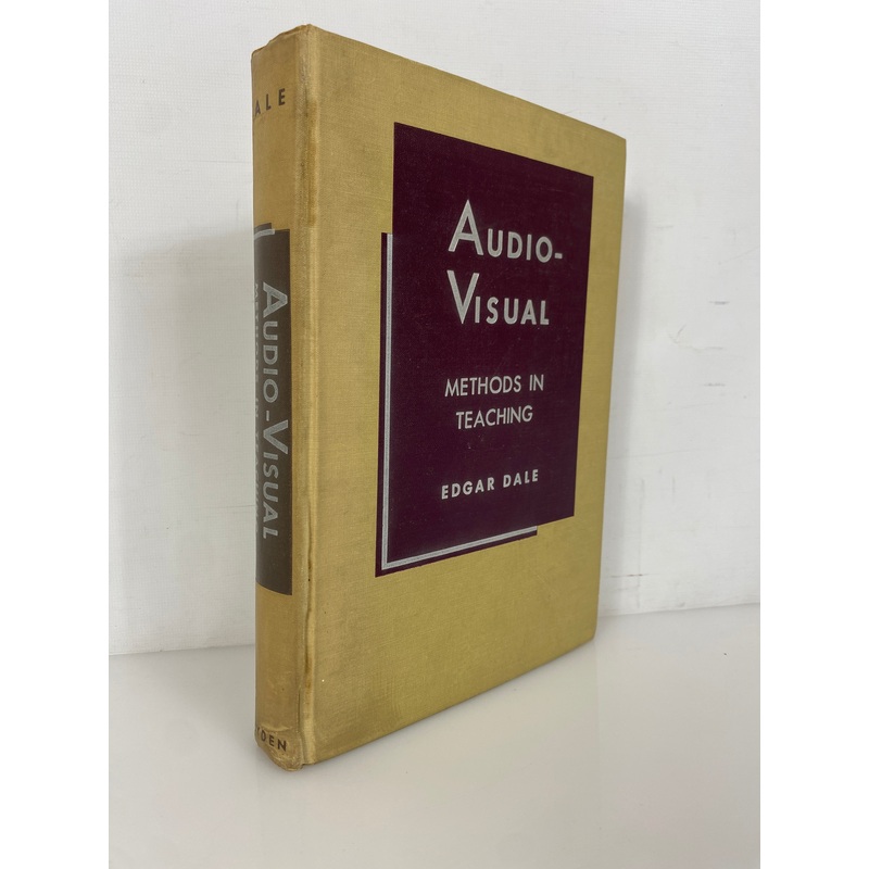 Audio-Visual Methods in Teaching by Edgar Dale 1947 3rd Print HC