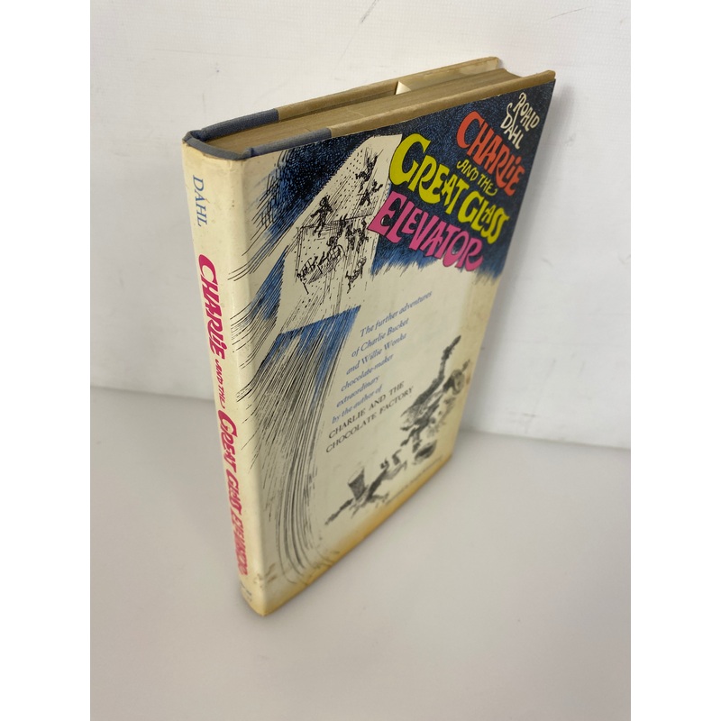 Charlie and the Great Glass Elevator Roald Dahl HCDJ First Edition 1972