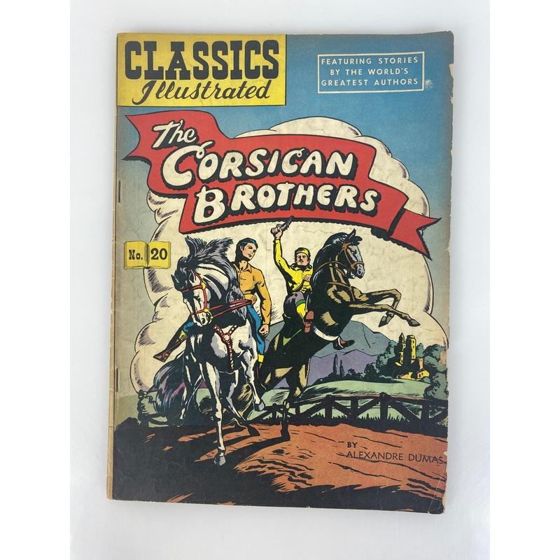Classics Illustrated Corsican Brothers Dumas No. 20 HRN62