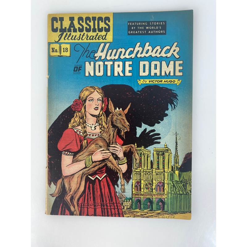 Classics Illustrated Hunchback of Notre Dame  No. 18 HRN62